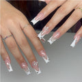 24 PCS Diamond Butterfly Nail Art