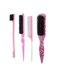 Sleek Ponytail Bun & Smoothing  Hairs, Flyaways, Edge Control - Backcombing
