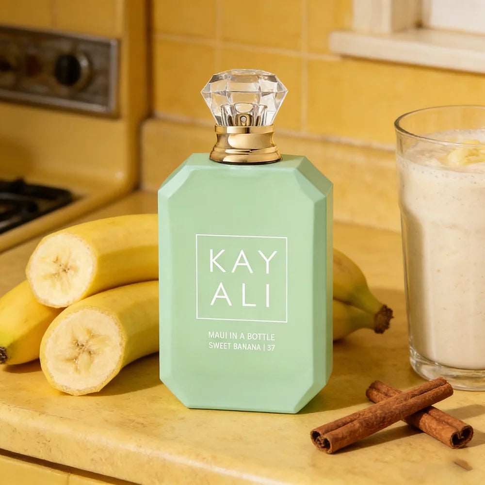 KAYALI | Maui In A Bottle Sweet Banana 37 Eau de Parfum | 100ml / 3.4oz Tropical Gourmand Perfume for Women | Sweet Banana, Coco