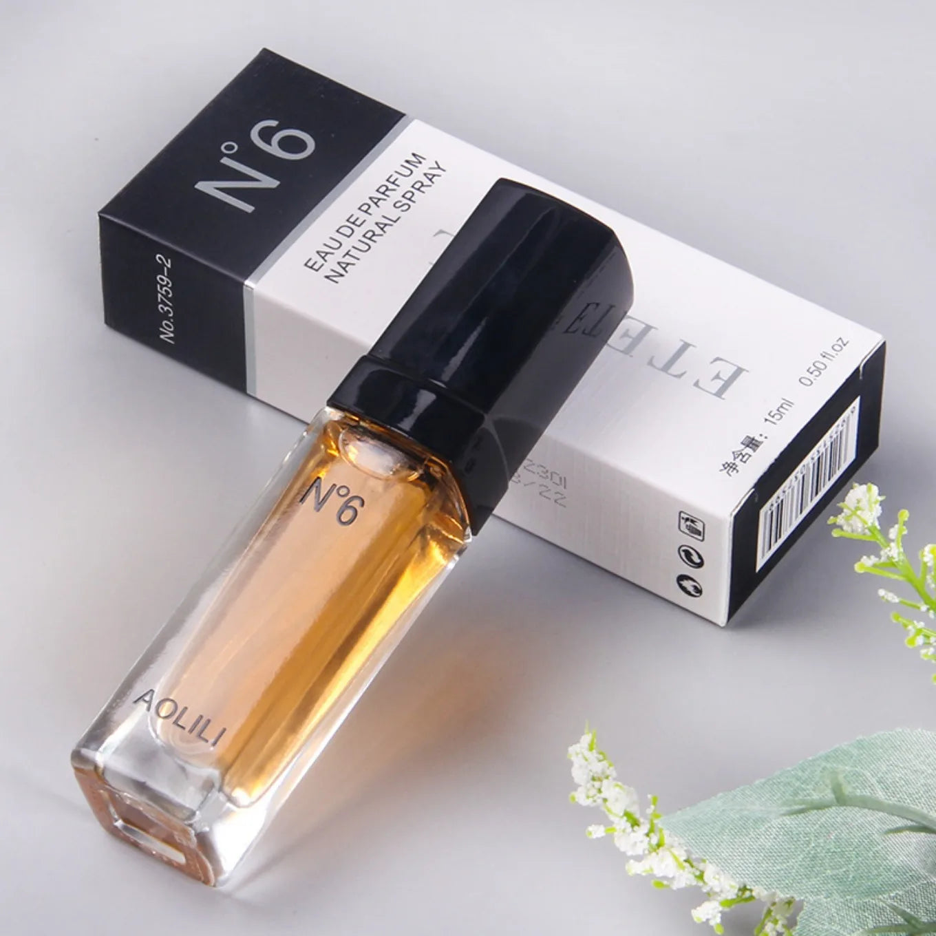 N6 Women Men Unisex Perfume Fresh Floral Long Lasting Light Fragrance Portable Business Cologne Student Gift 15ml man parfum