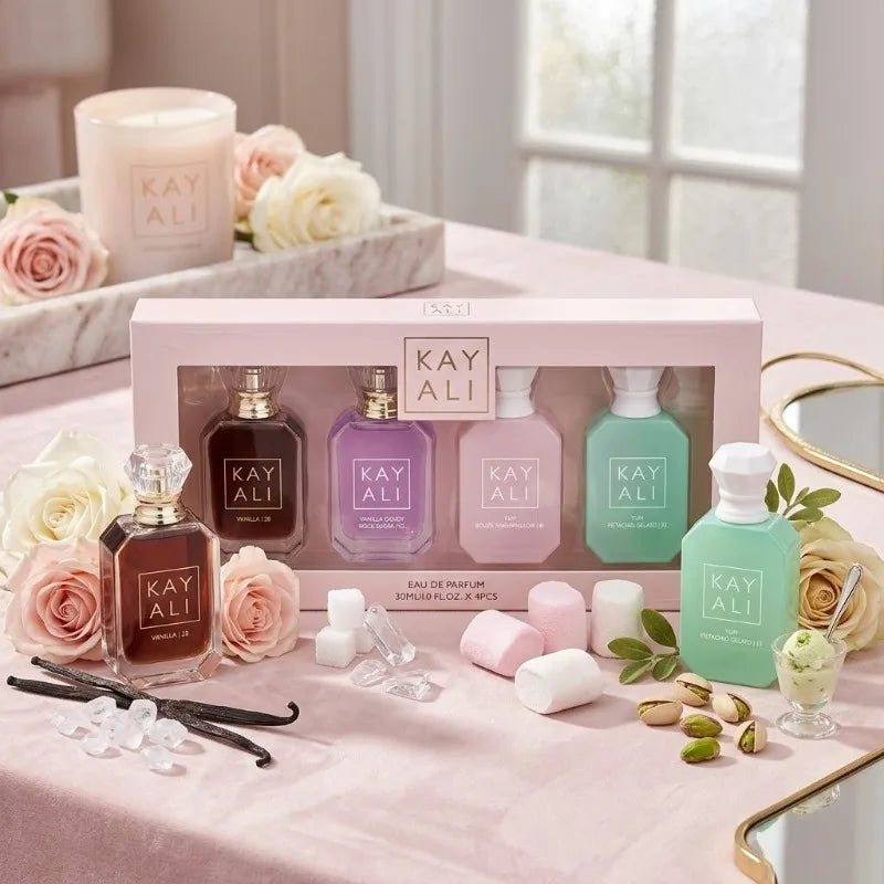 30ml X4 KAYALI Arabic Perfume Set Long Lasting Luxury Women Portable Mini Fragrance Collection Sweet Rich Smooth Premium Exotic