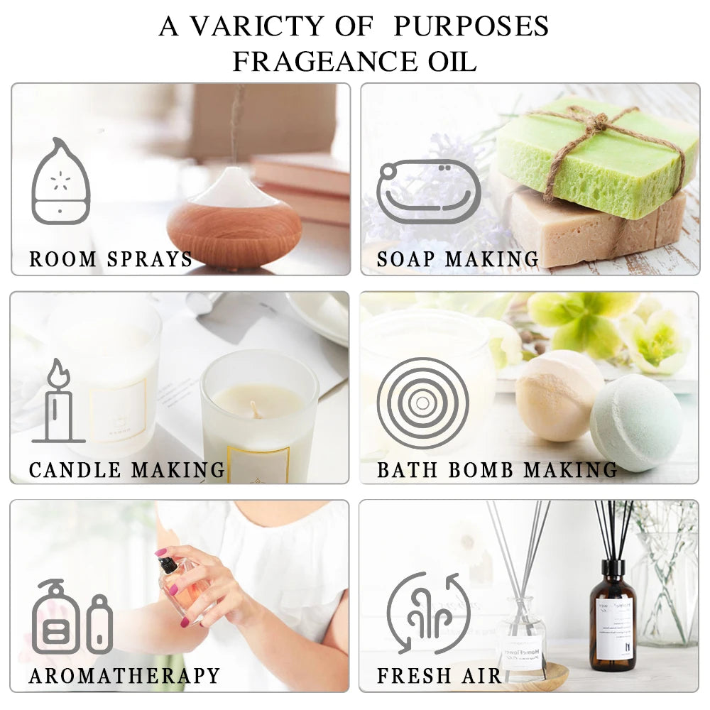 PHATOIL 100ml Pure Essential Oil Lavender Jasmine Vanilla Sandalwood Sweet Orange Lemon Aromatherpay Essential Oils For Diffuser