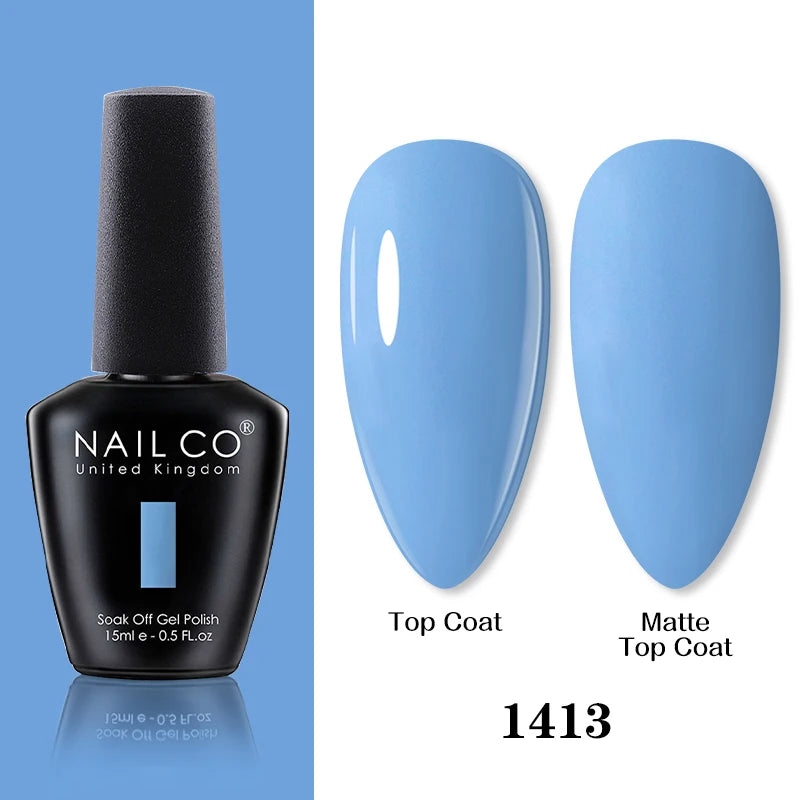NAILCO 15ml Brown Nails Art Red Color Gel Nail Polish Semi-permanent UV Gel Polish Coffee Manicure Chocolate Hybrid Nail Varnish