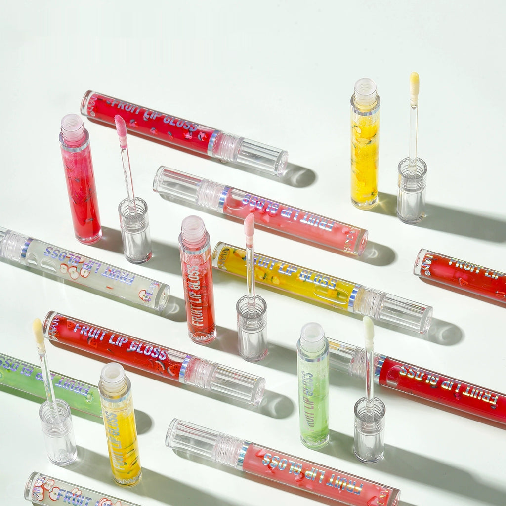 6-color Fruit Liquid Lip Gloss Replenishment