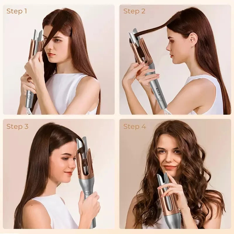 Automatic Curling Iron Negative Ion Curling Iron 25mm Water Wave Pattern Hair Styling Tool Lazy Hair Styling Hair Curling Wand
