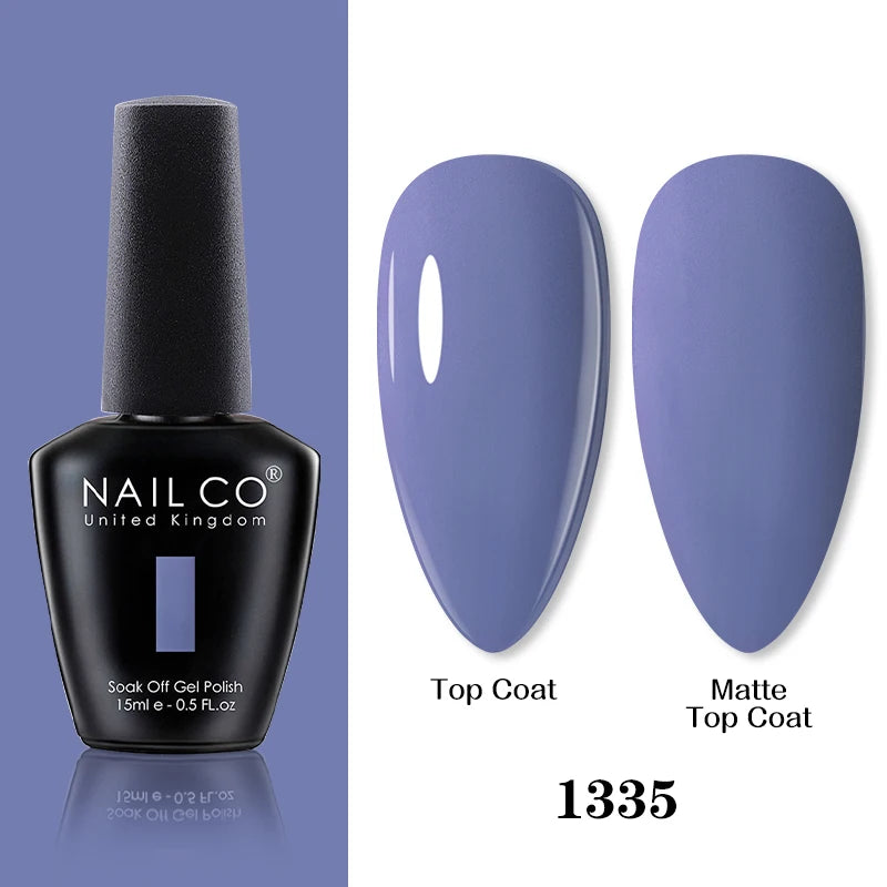 NAILCO 15ml Brown Nails Art Red Color Gel Nail Polish Semi-permanent UV Gel Polish Coffee Manicure Chocolate Hybrid Nail Varnish