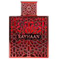 Rayhaan Extrait de Parfum: Bold Red Bottle, Warm Oud & Spicy Notes for Unisex