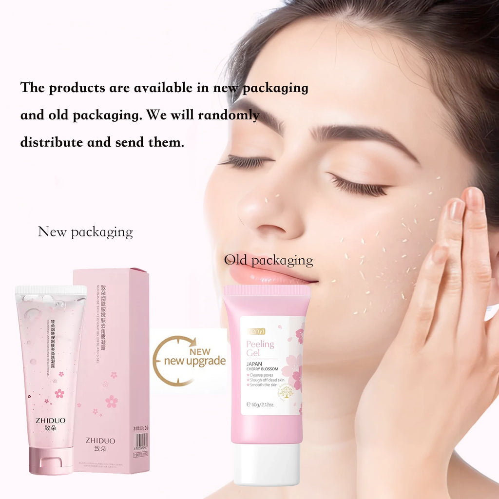 Face Deep Cleaning Exfoliating Gel Skin Care Whitening Moisturizer Repair Facial Scrub Skin Care