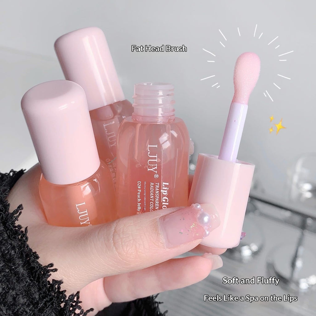 LJUY Lip Oil Translucent And Illusionary Color Lip Gloss Transparent