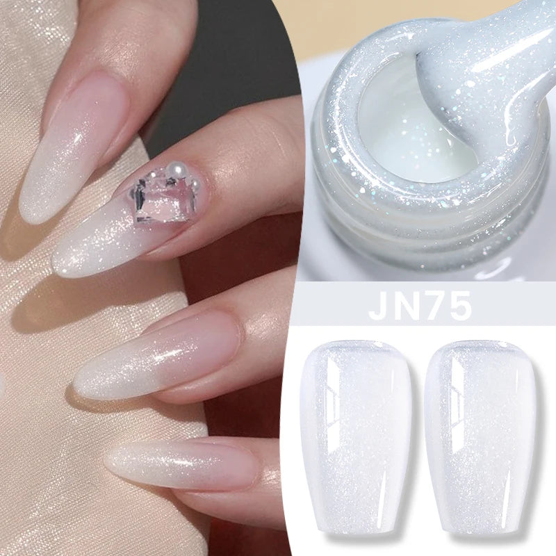 BORN PRETTY 83 Colors 10ml Jelly Nude Gel Nail Polish Autumn Amber Semi Transparent Manicure Soak off UV LED Nails Gel Varnish