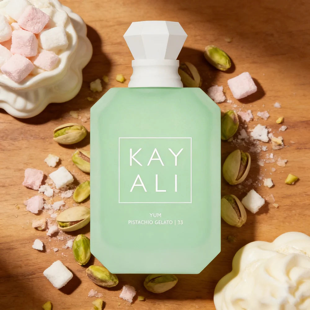 KAYALI YUM PISTACHIO GELATO | 33 Eau de Parfum Intense | 3.4 oz / 100 ml Luxury Niche Perfume for Women & Men | Decadent Gourman