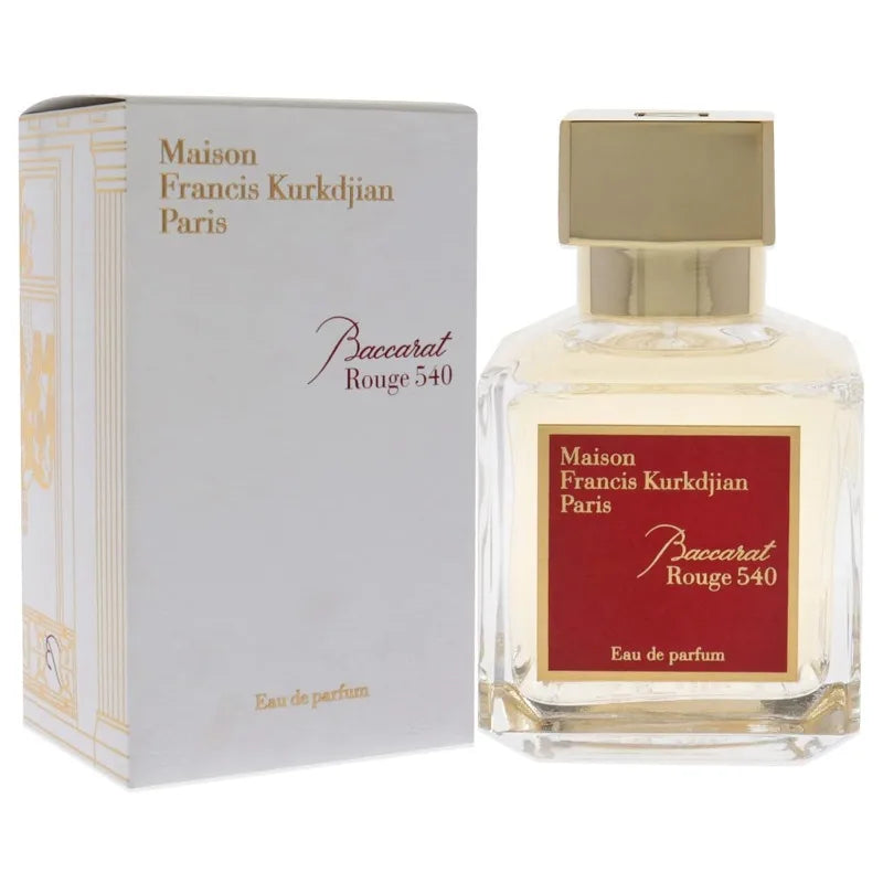 Maison Francis Kurkdjian Baccarat Rouge 540 Eau de Parfum Spray 2.4 Oz / 70 ML Lasting Oriental Floral Amber Pheromones Perfume