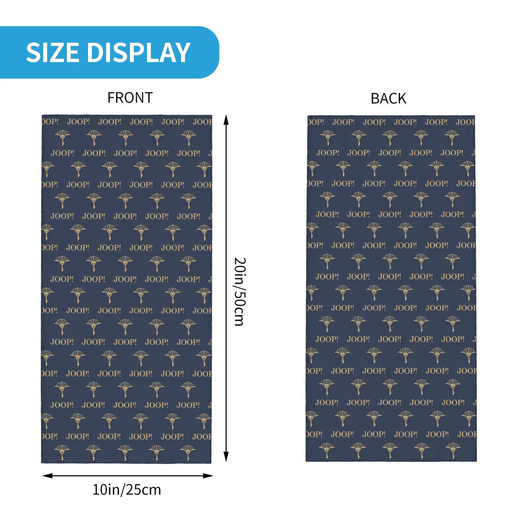 Custom J-joops Bandana Winter Neck Warmer Men Windproof Wrap Face Scarf for Ski  Gaiter Headband