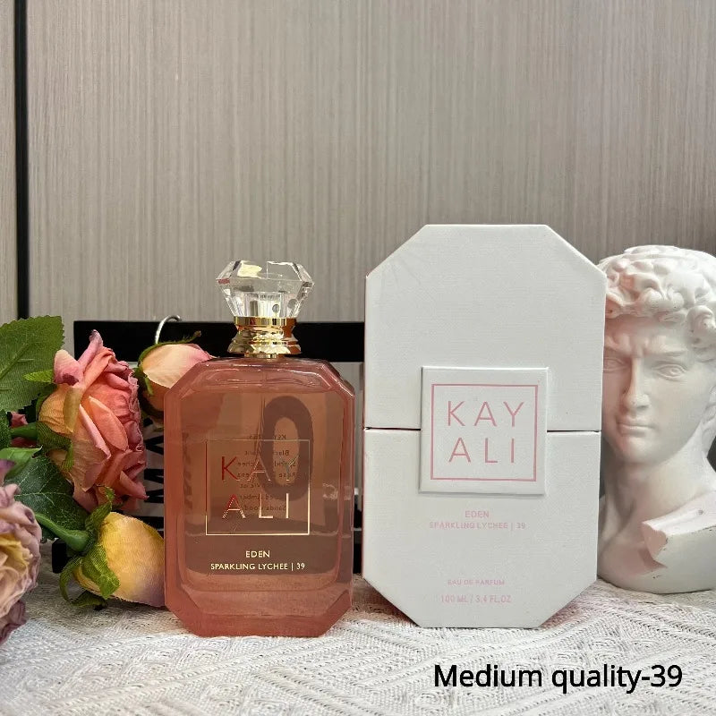 Kayali Unisex Perfume 100ml Long Lasting Fresh Mild Elegant Floral Fruity Natural Fragrance Six Scents Eden Sparkling Lychee 28