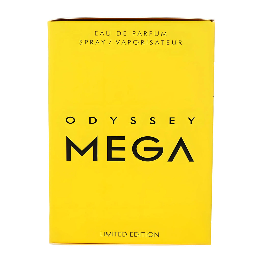 Armaf Odyssey Mega Limited Edition Men Eau De Parfum Spray 3.4 Ounce Cologne Long Lasting Fragrance Persistence Portable