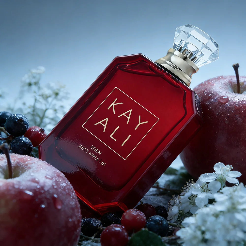 KAYALI EDEN JUICY APPLE | 01 Eau de Parfum 100ml/3.4oz, Unisex Fragrance with Juicy Red Apple Berry & Floral Gourmand Notes, Lon