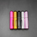 5 Pieces 5 ml Mini Refillable Perfume Sprayer Aluminum Perfume Bottle Portable Perfume Spray Bottle Travel Perfume Mini Bottle