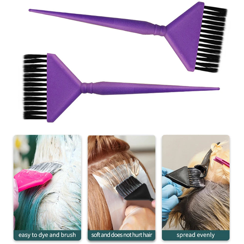 Professional Hair Coloring Brushes Combs Salon Hair Dye Tools Hair Dye Brush Hair Coloring Applicator Barber Styling Accessories