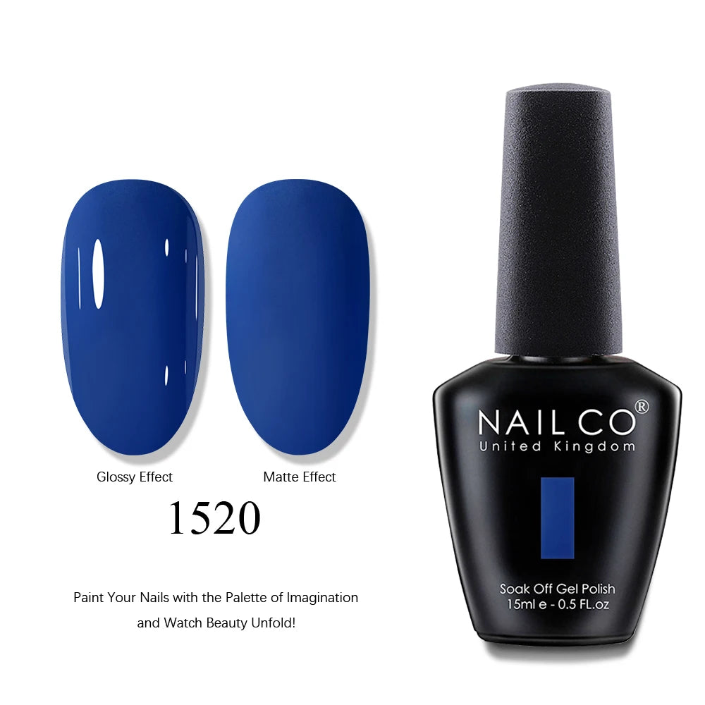 NAILCO 15ml Brown Nails Art Red Color Gel Nail Polish Semi-permanent UV Gel Polish Coffee Manicure Chocolate Hybrid Nail Varnish