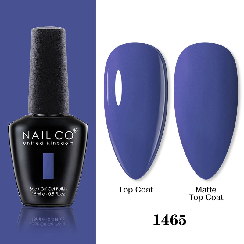 NAILCO 15ml Brown Nails Art Red Color Gel Nail Polish Semi-permanent UV Gel Polish Coffee Manicure Chocolate Hybrid Nail Varnish