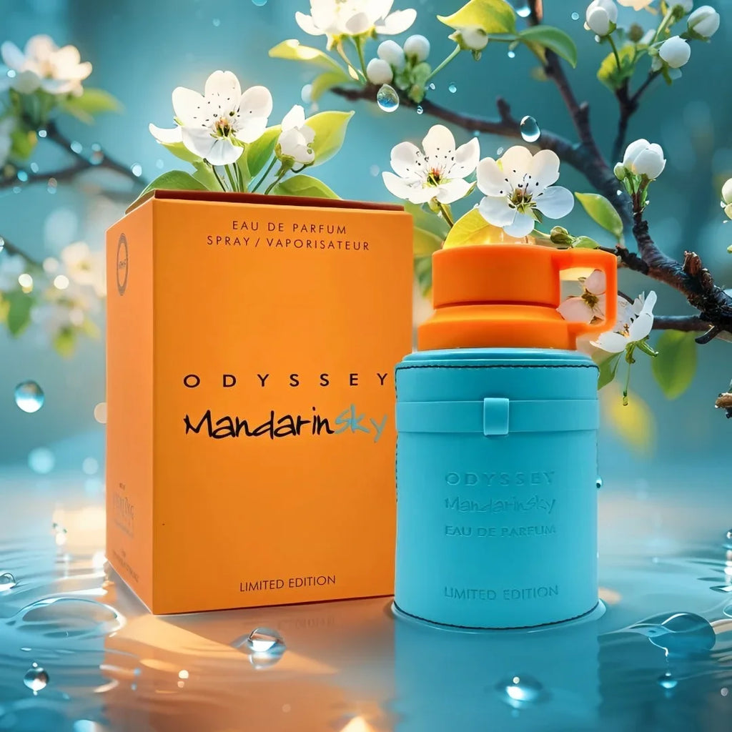 ODYSSEY MANDARIN SKY 3.4 FL OZ EAU DE PARFUM SPRAY FOR MEN Long-lasting fragrance suitable for everyday use Valentine's Day gift