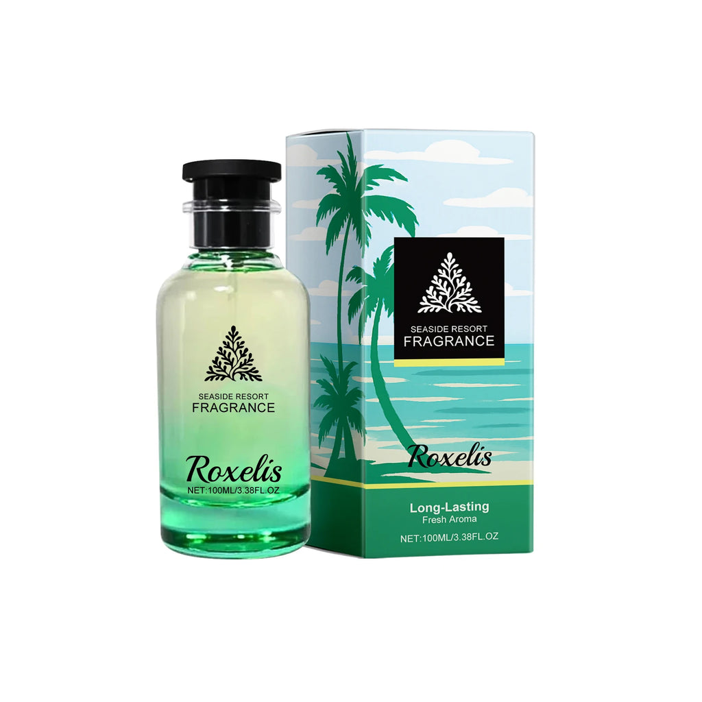 Roxelis 100ml Seaside Resort Fragrance Natural Fragrance Light Lasting Fragrance Layers Exhale Charm Everyday Portable Fragrance