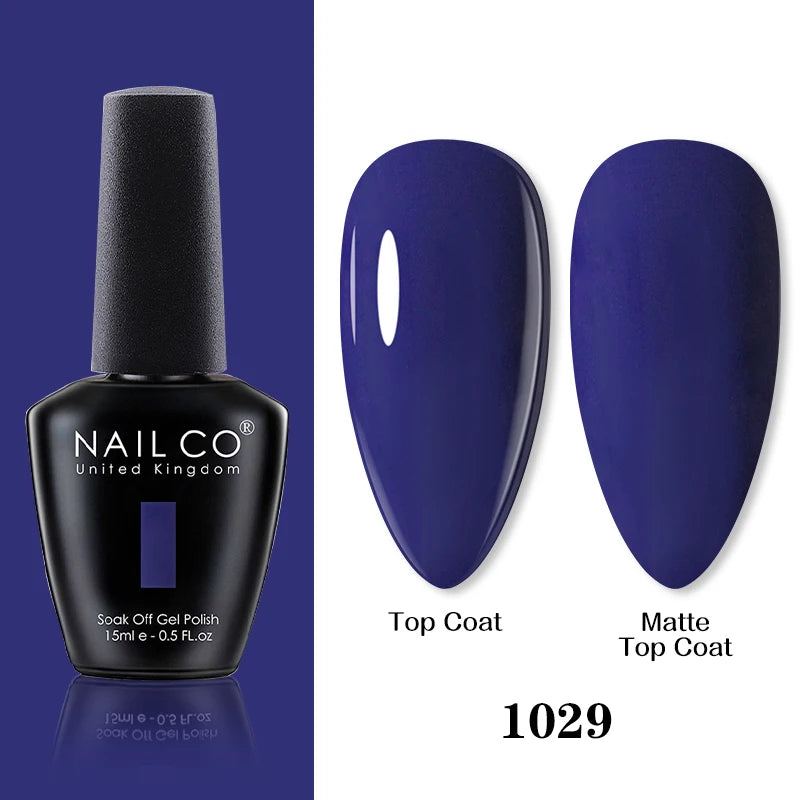 NAILCO 15ml Brown Nails Art Red Color Gel Nail Polish Semi-permanent UV Gel Polish Coffee Manicure Chocolate Hybrid Nail Varnish