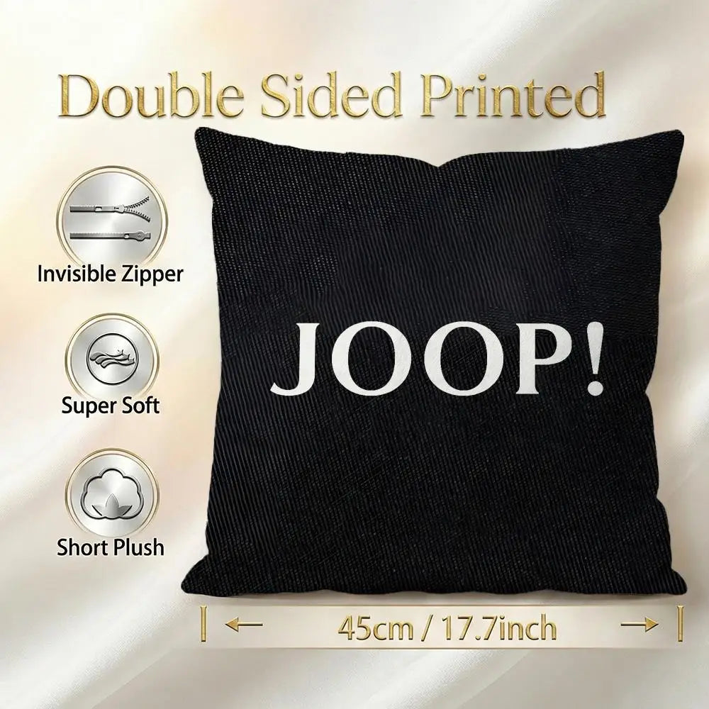 Brand Joop Cushion Cover 4Pcs Decorative Covers Soft Cushion Case for Sofa Couch Decor 40x40 45x45 Pillowcases