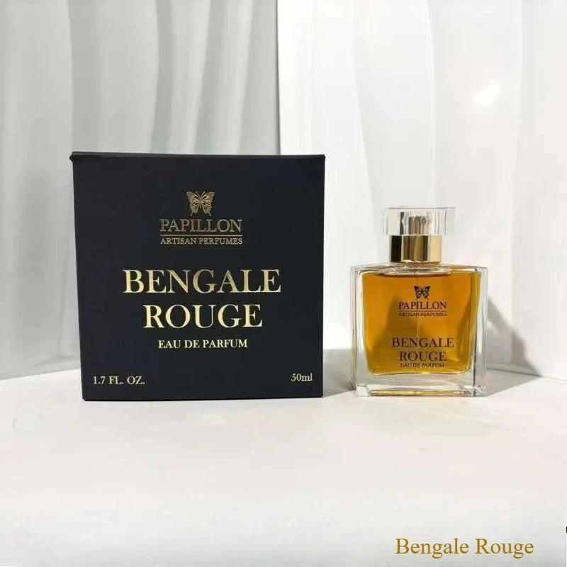 Long Lasting Perfume 50ml for Women Men Leather Suede Fragrance Tobacco Saffron Myrrh Body Spray Woody Smokey Parfum Water Mist