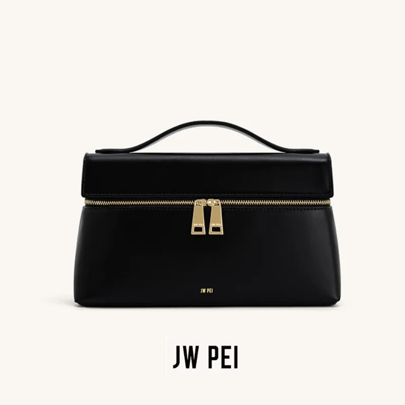 JW PEI Box Bag Thea Shoulder Bag French Women's Bag New Fashion Commuter Handbag Lunch Box Bag