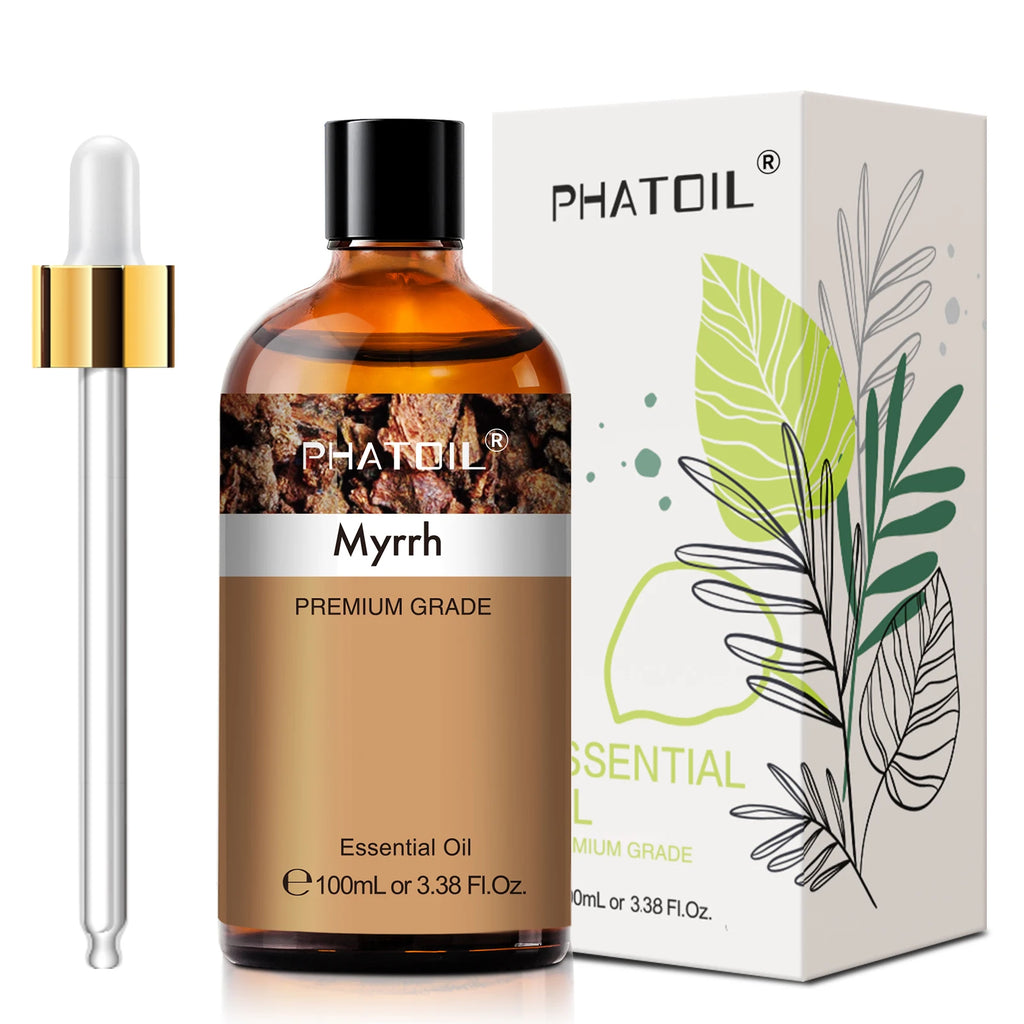 PHATOIL 100ml Pure Essential Oil Lavender Jasmine Vanilla Sandalwood Sweet Orange Lemon Aromatherpay Essential Oils For Diffuser
