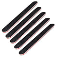 5Pcs Double Sided Emery Board Nail File, 100/180 Grit Nail Buffering Files, Black Manicure Pedicure Tool