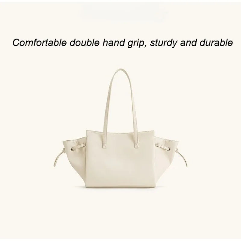 2026 Spring&Autumn JW PEI Pocket Handbag Linda Tote Bag for Women Large Capacity Commuter Shoulder Bag Crossbody Waxed Bag