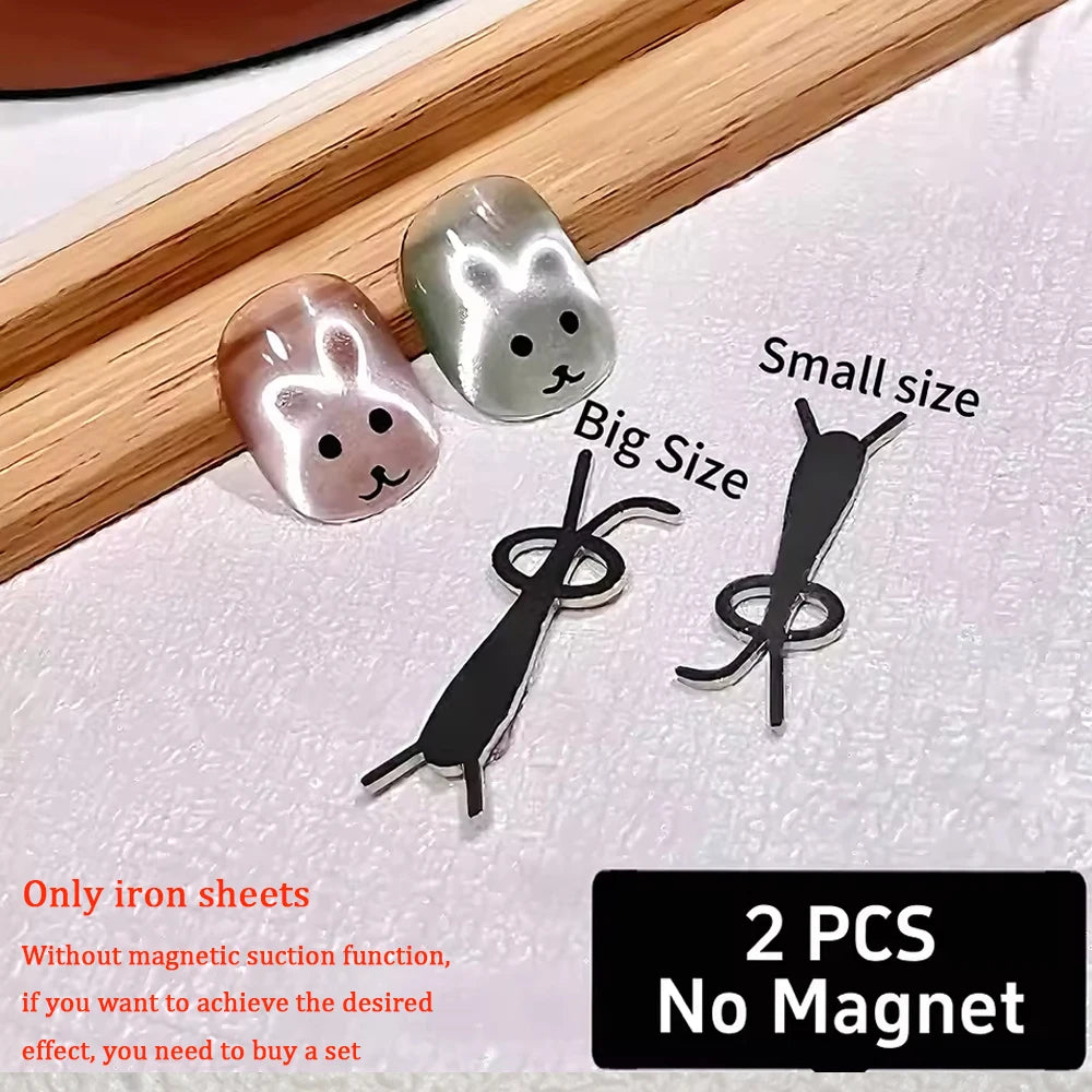 1/2Pcs Vortex/lollipop Cat's Eye Nail Magnet Pen Create Water Ripple Swirl Effect Magnetic Stick for Gel Polish Manicure Tools &