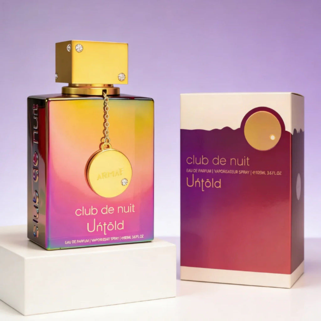 1Armaf Club De Nuit Untold Men's eau de toilette spray – Warm Amber Woody Long Lasting Cologne, Luxury Masculine Fragrance Gift