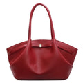 Luxury Lychee Pattern Underarm Shoulder Bags PU Leather Solid Color Women's Handbags Large Capacity Tote Bag Travel