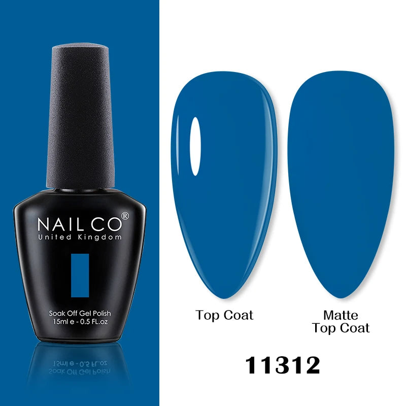 NAILCO 15ml Brown Nails Art Red Color Gel Nail Polish Semi-permanent UV Gel Polish Coffee Manicure Chocolate Hybrid Nail Varnish