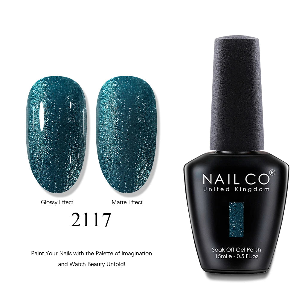 NAILCO 15ml Brown Nails Art Red Color Gel Nail Polish Semi-permanent UV Gel Polish Coffee Manicure Chocolate Hybrid Nail Varnish