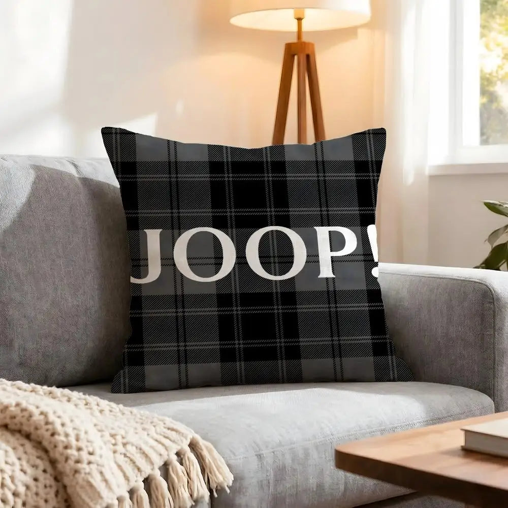 Brand Joop Cushion Cover 4Pcs Decorative Covers Soft Cushion Case for Sofa Couch Decor 40x40 45x45 Pillowcases