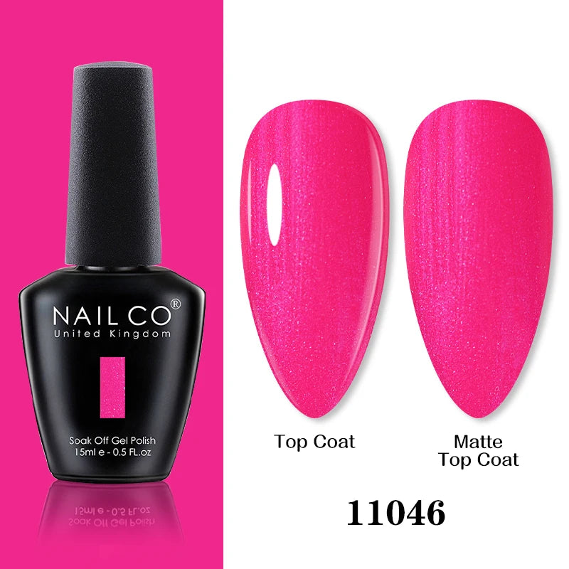 NAILCO 15ml Brown Nails Art Red Color Gel Nail Polish Semi-permanent UV Gel Polish Coffee Manicure Chocolate Hybrid Nail Varnish
