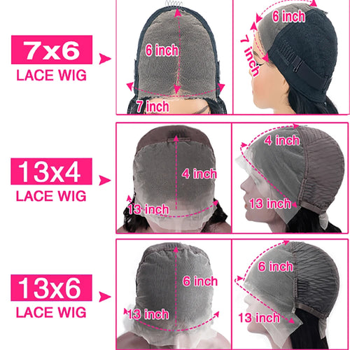 18-46Inch Natural Black Bone Straight 13x6 HD Clear Lace Frontal Wig 200 Density Pre Plucked Natural Edges Glueless Silky Smooth