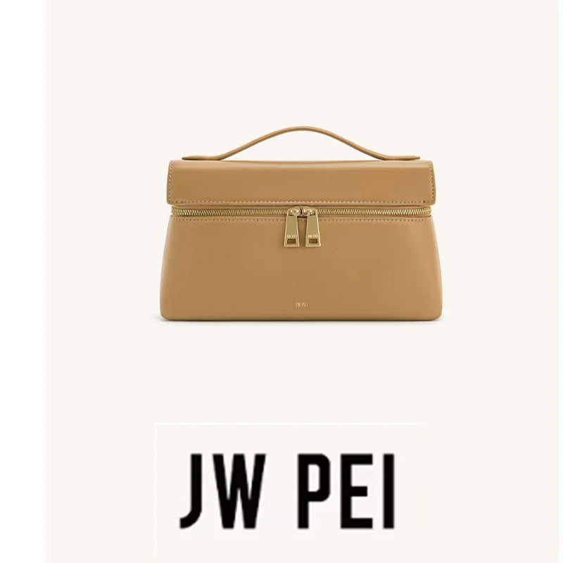JW PEI Box Bag Thea Shoulder Bag French Women's Bag New Fashion Commuter Handbag Lunch Box Bag