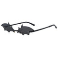 1-36Pcs Bat Sunglasses Rimless Goth Glasses for Women Men Halloween Party Glasses Trendy Eyewear Novelty Cosplay Party Eyewear