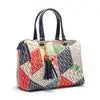Women's Commuter Crossbody Bag 2025 Spring New Colorful Printed Women's Handbags Monogram Bronze Fashion Luxury Design