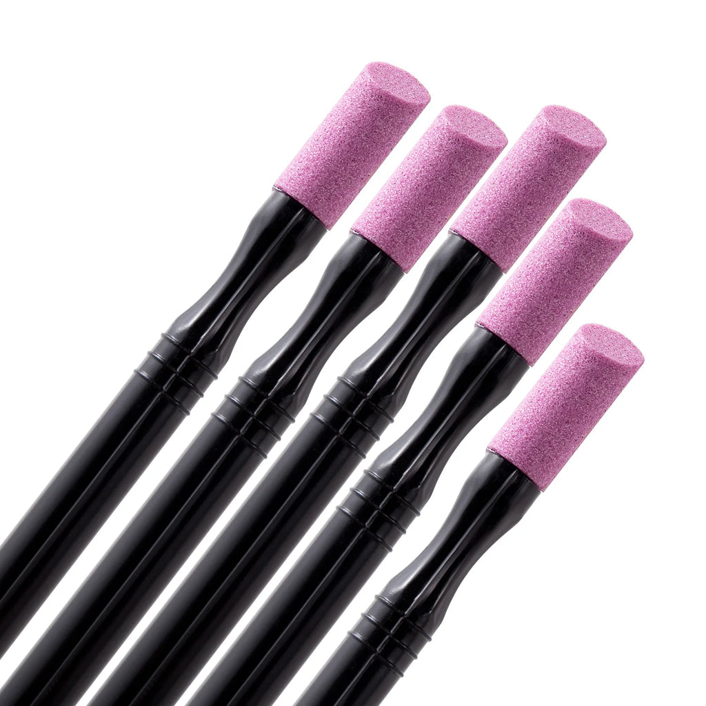 1/5PCS Quartz Pen Nail  Cuticle Pushers Nail Polish Manicure Stick Nail Files Grinding Pen Dead Skin Remover for Natural Nail