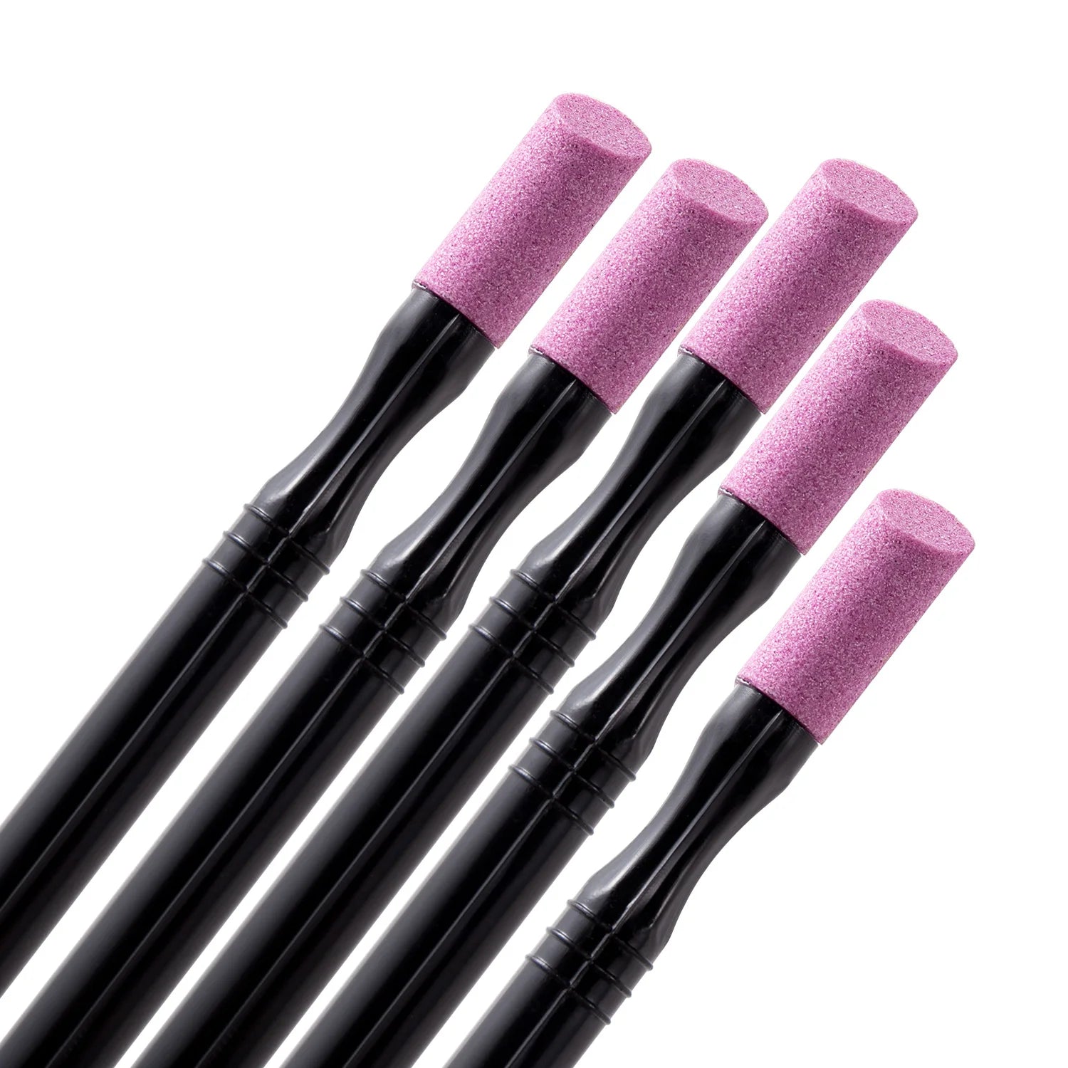 1/5PCS Quartz Pen Nail  Cuticle Pushers Nail Polish Manicure Stick Nail Files Grinding Pen Dead Skin Remover for Natural Nail