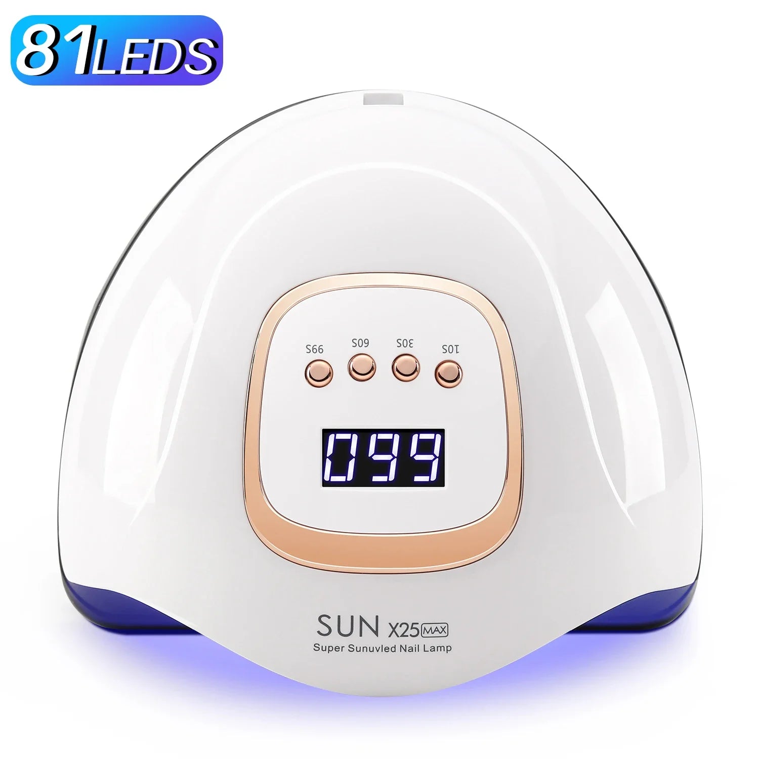 81 LED, Auto Sensor, 4 Timer Settings, Fast Curing for Gel Polish Manicure & Pedicure