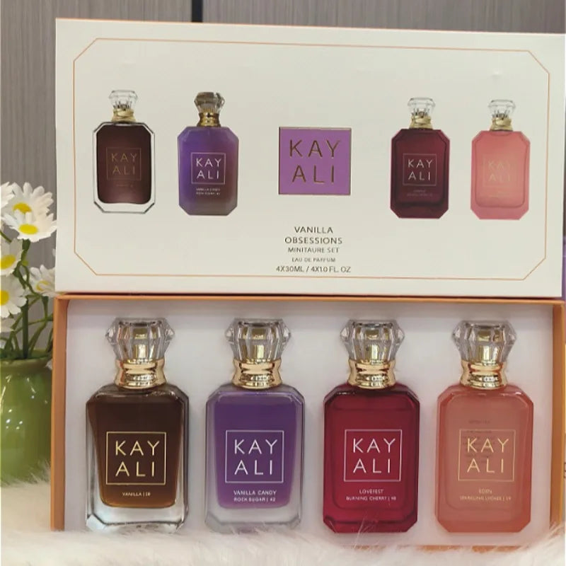 KAYALI Perfume Set 30ml Long Lasting Unisex Mini Fragrance Collection Sweet Vanilla Gourmand Luxury Portable Travel Elegant Gift