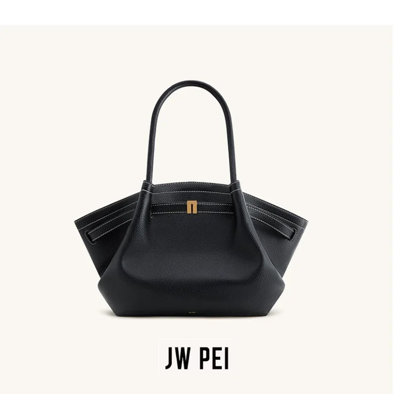 JW PEI HANA Tote Bag Dumpling Bun Women's Shoulder Crossbody Bag High Quality Handheld  Bag Women'sMedium Faux Suede