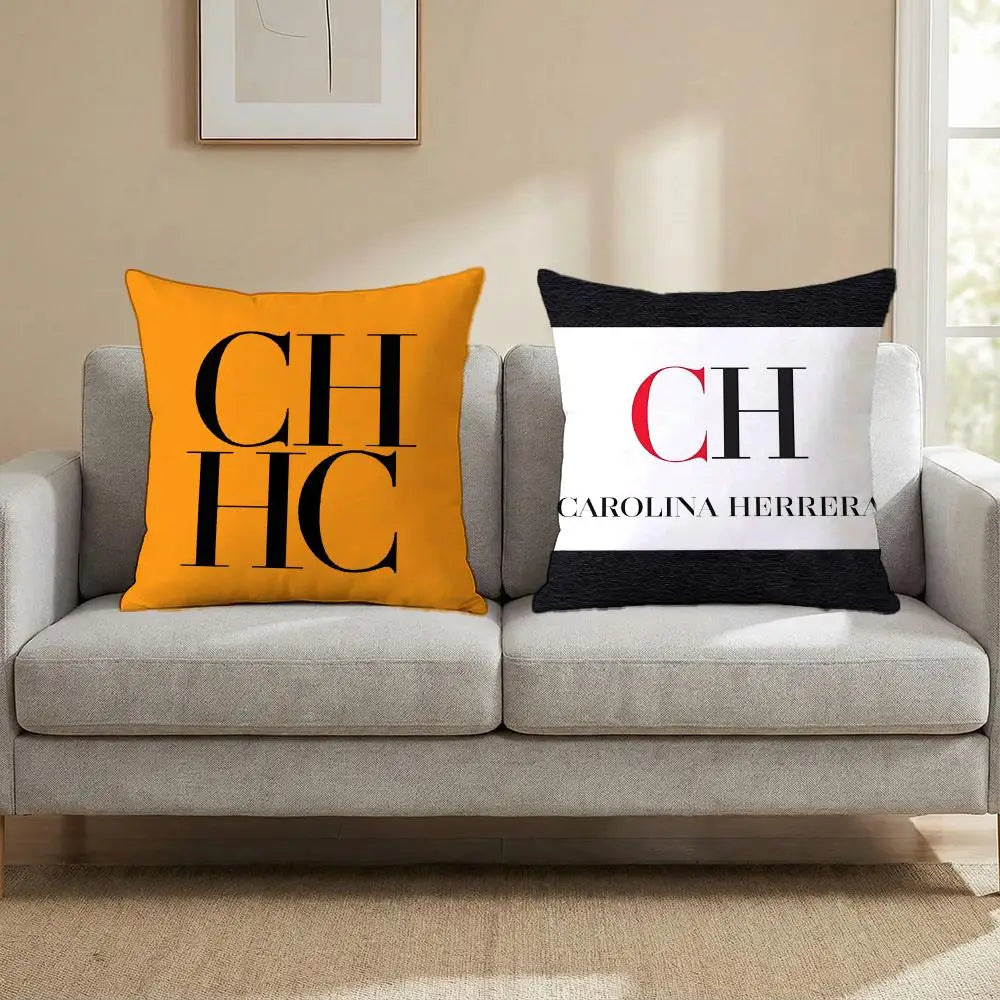 brand Carolina Herrera Cushion Cover Cushion Cover Set 4Pcs 50x50 45x45 40x40 Pillowcase Decorative Sofa Home Decor
